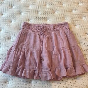 Pink free people skirt SIZE XS (worn once)